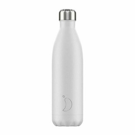CHILLY'S BOTTLES - Chilly's Monochrome Water Bottles 750ml White
