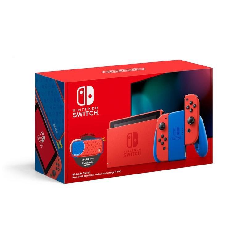 Nintendo Switch Mario Red & Blue Edition Console, , large image number 0
