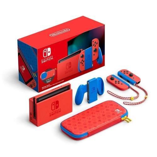 Nintendo Switch Mario Red & Blue Edition Console, , large image number 4