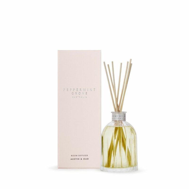 Peppermint Grove Austin & Oud Mini Diffuser 100ml, , large image number 0
