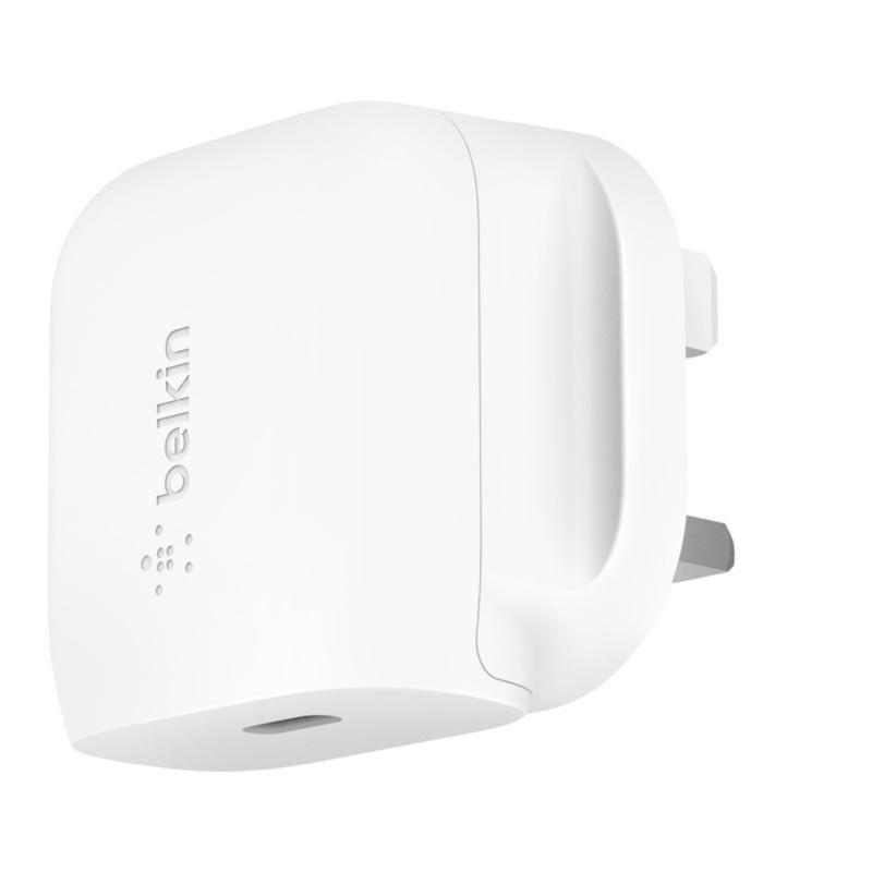 Belkin Boost Charge 20W USB-C Pd Wall Charger + USB-C To Lightning Cable White, , large image number 0