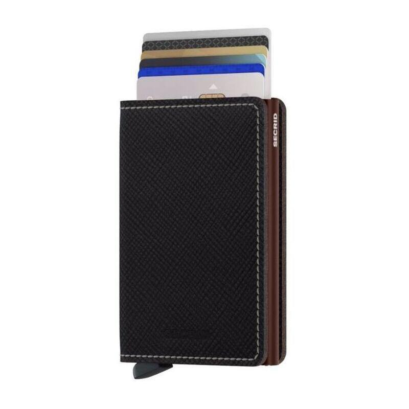Secrid Slimwallet Saffiano Brown, , large image number 0