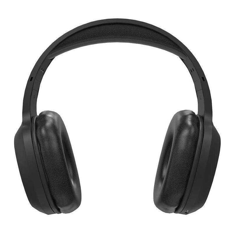 Porodo Soundtec Pure Bass FM Wireless Over-Ear Headphone Black, , large image number 4