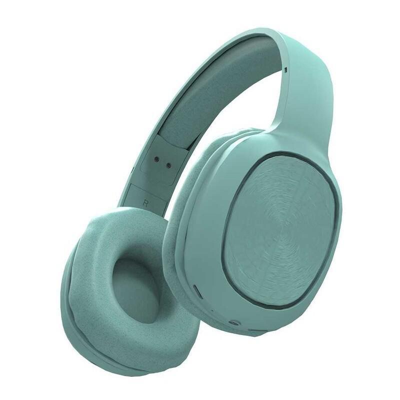 Porodo Soundtec Pure Bass FM Wireless Over-Ear Headphone Green, , large image number 0