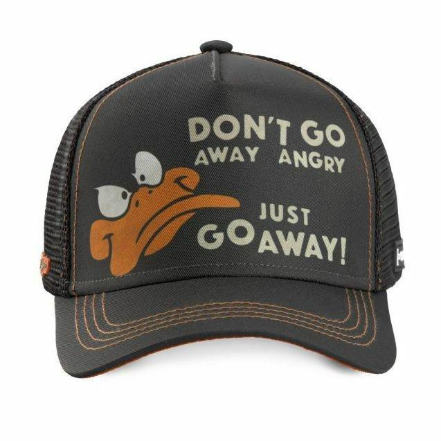 Capslab By Freegun Looney Tunes Daffy Duck 1 Mesh Trucker Cap Black Onesize, , large image number 0