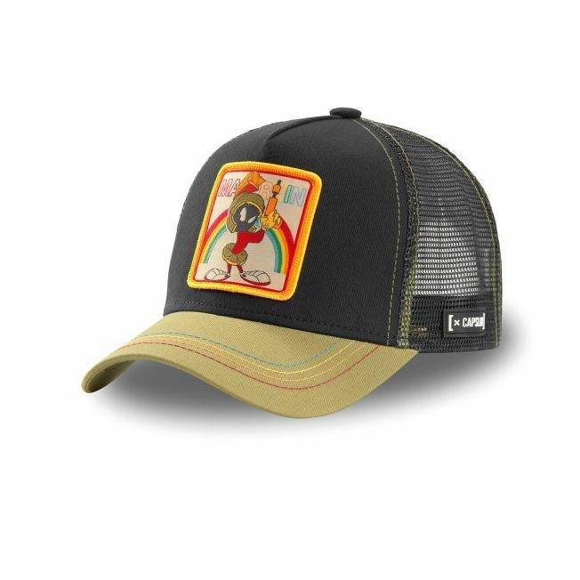 Capslab By Freegun Looney Tunes Marvin The Martian 1 Mesh Trucker Cap Black/Green Onesize, , large image number 1