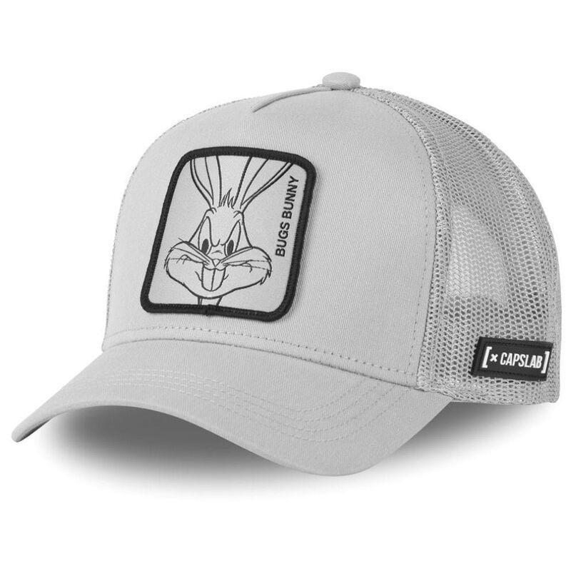 Capslab Looney Tunes Bugs Bunny 1 Mesh Trucker Cap Grey, , large image number 0