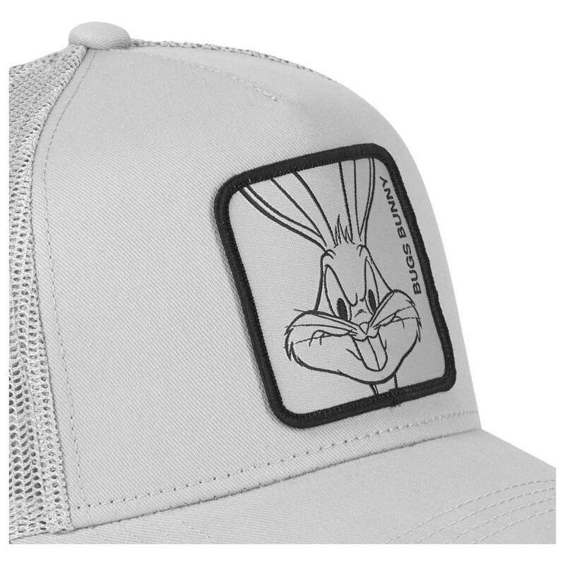Capslab Looney Tunes Bugs Bunny 1 Mesh Trucker Cap Grey, , large image number 3