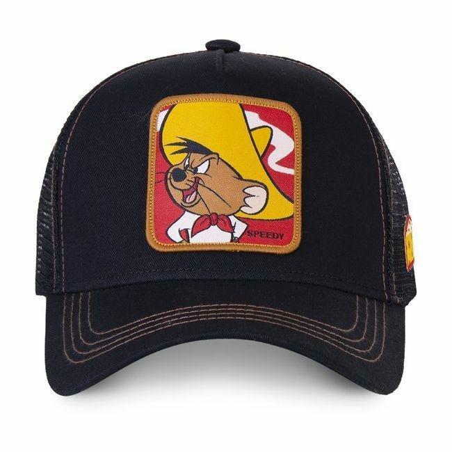 Capslab Cap Looney Tunes Speedy Gonzales Trucker Cap Black Onesize, , large image number 0