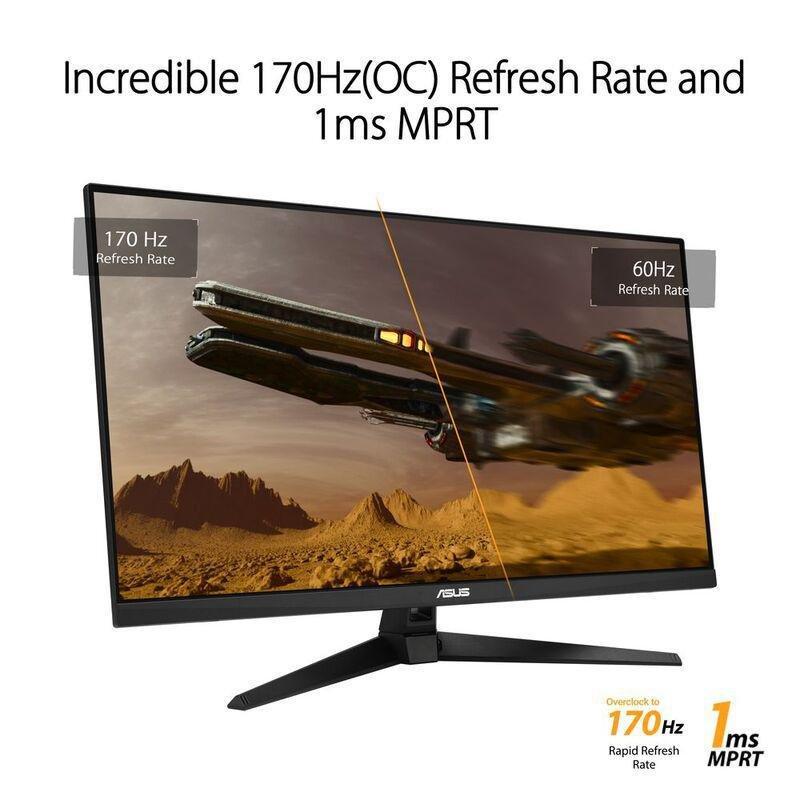 ASUS TUF Gaming VG32AQA1A Gaming Monitor  - 32-Inch (31.5 Inch Viewable) (QHD - 2560 x 1440) (Overclock To 170Hz/ Above 144Hz), , large image number 2