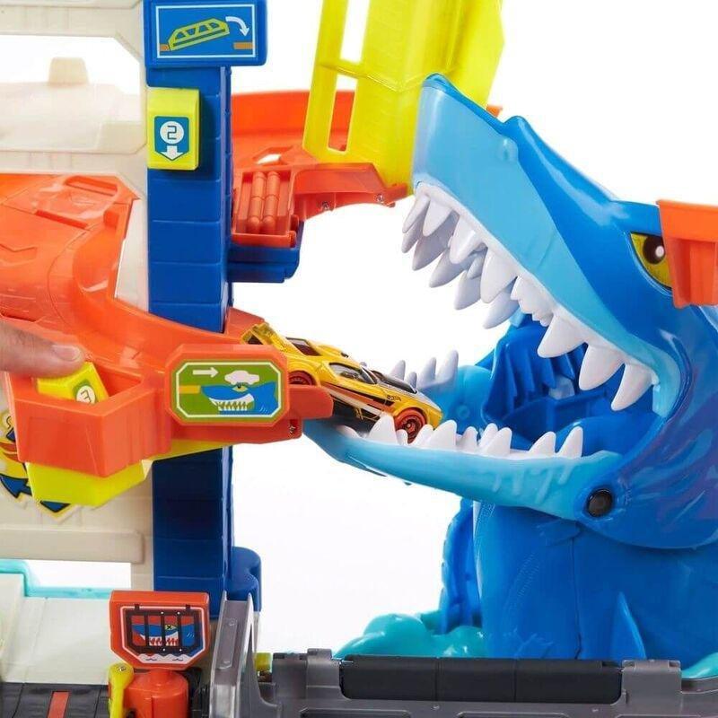 Hot Wheels Attacking Shark Escape Playset HDP06, , large image number 3