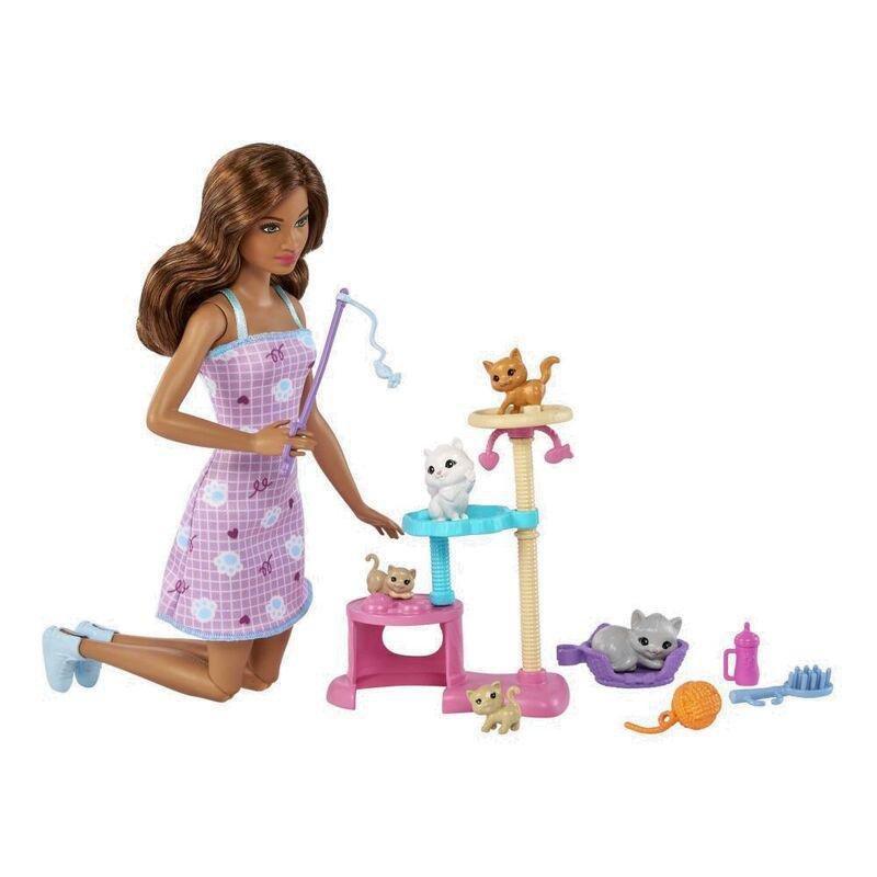 Barbie Kitty Condo Doll & Pets HHB70, , large image number 0