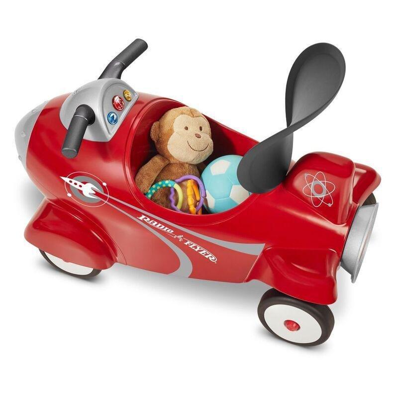 Radio Flyer Retro Rocket Ride-On Toy, , large image number 1