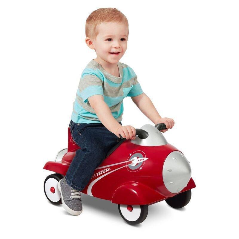Radio Flyer Retro Rocket Ride-On Toy, , large image number 4