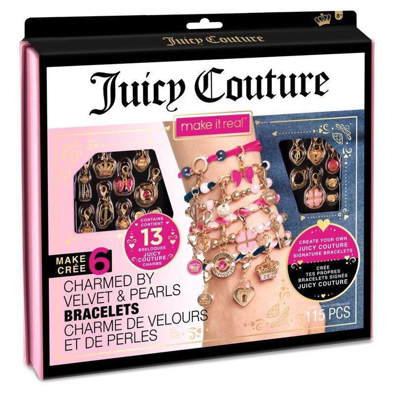 Make It Real Juicy Couture Charmed By Velvet And Pearls Bracelet, , medium