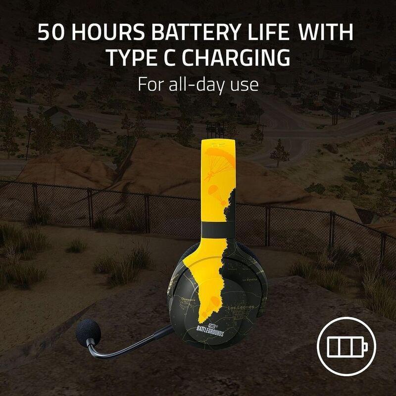 Razer Barracuda X Wireless Multi-platform Gaming and Mobile Headset - PUBG: BATTLEGROUNDS Edition, , large image number 3