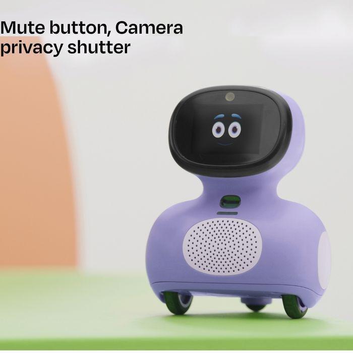 Miko Mini: The Voice First Kids Ai Learning Robot Coach (5-12 Years) - Purple, , large image number 2