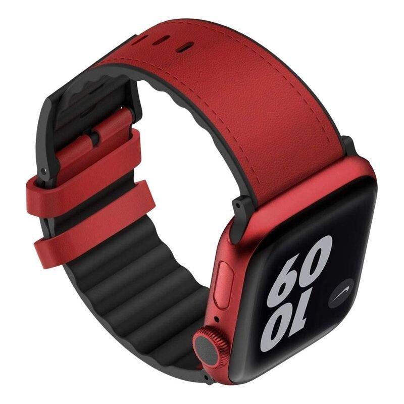 Viva Madrid Ventrux Leather Strap Rouge Red for Apple Wathc 42/44mm, , large image number 2