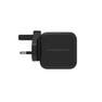 POWEROLOGY - Powerology Ultra-Compact 61W PD Gan Charger with Type-C to Type-C Cable 2M Black UK