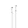 Powerology USB-C to Lightning Braided Cable 2M White
