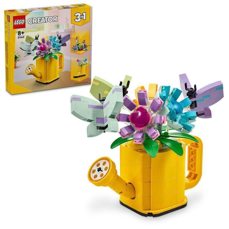 LEGO Creator 3-In-1 Flowers In Watering Can 31149 (420 Pieces), , medium