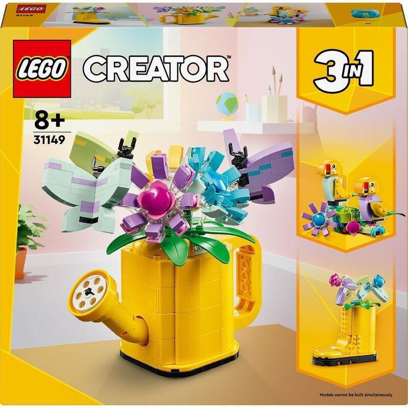 LEGO Creator 3-In-1 Flowers In Watering Can 31149 (420 Pieces), , large image number 2