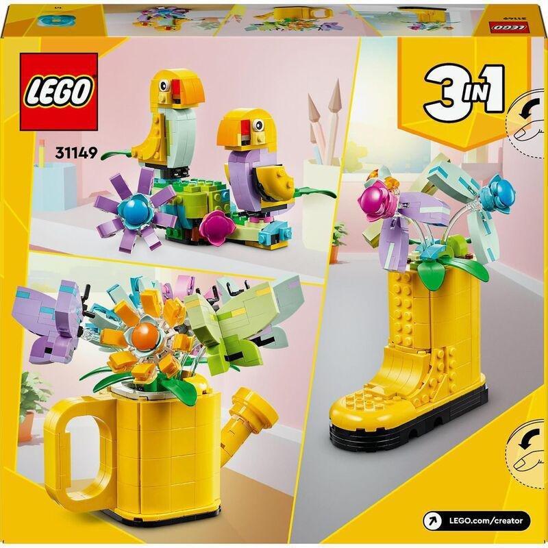LEGO Creator 3-In-1 Flowers In Watering Can 31149 (420 Pieces), , large image number 3