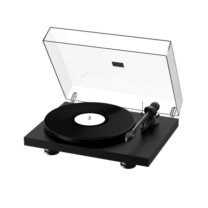 Pro-Ject Debut Carbon Evo Belt-Drive Turntable with Ortofon 2M Red - Satin Black, , large image number 0