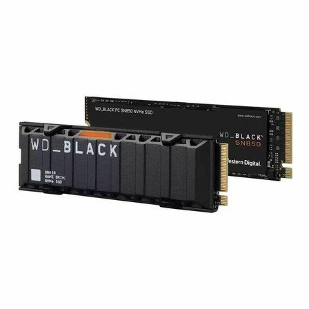 WESTERN DIGITAL - WD Black 500GB SN850 NVMe SSD without Heatsink (Internal Game Drive)