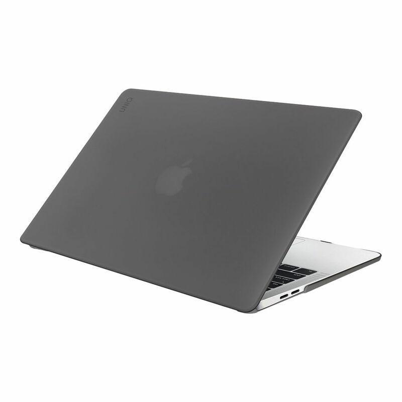 Uniq Husk Pro Claro Case Smoke Matte Grey for Macbook Pro 13-Inch, , large image number 0