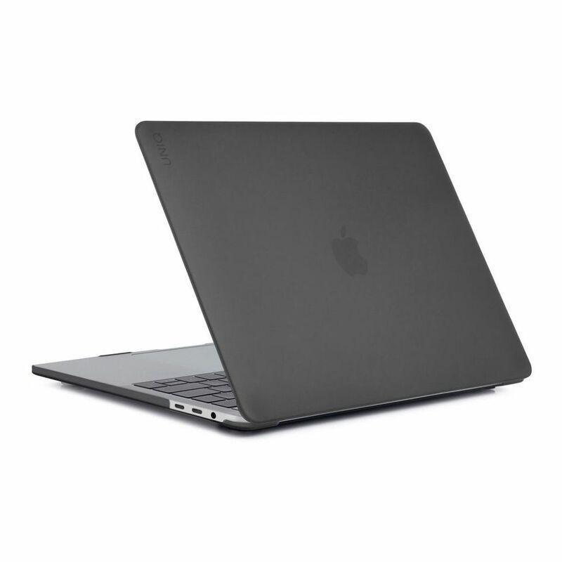 Uniq Husk Pro Claro Case Smoke Matte Grey for Macbook Pro 13-Inch, , large image number 2