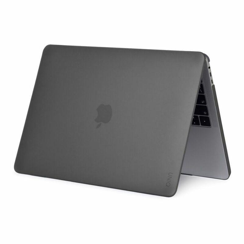Uniq Husk Pro Claro Case Smoke Matte Grey for Macbook Pro 13-Inch, , large image number 3