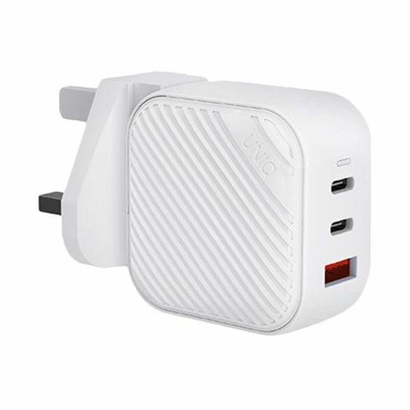 Uniq Verge Pro 66W Gan USB-C Wall Charger Cloud White UK, , large image number 0