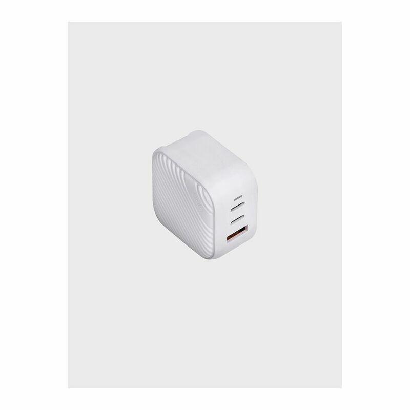 Uniq Verge Pro 66W Gan USB-C Wall Charger Cloud White UK, , large image number 3