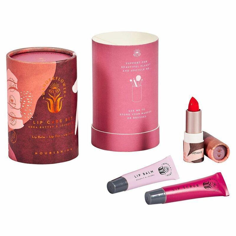 Wanderflower Travel Lip Care Kit Pink 8ml, , large image number 0