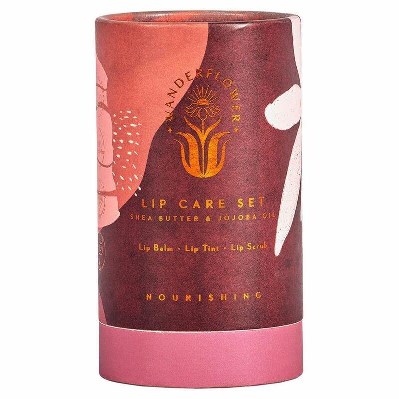 Wanderflower Travel Lip Care Kit Pink 8ml, , large image number 1