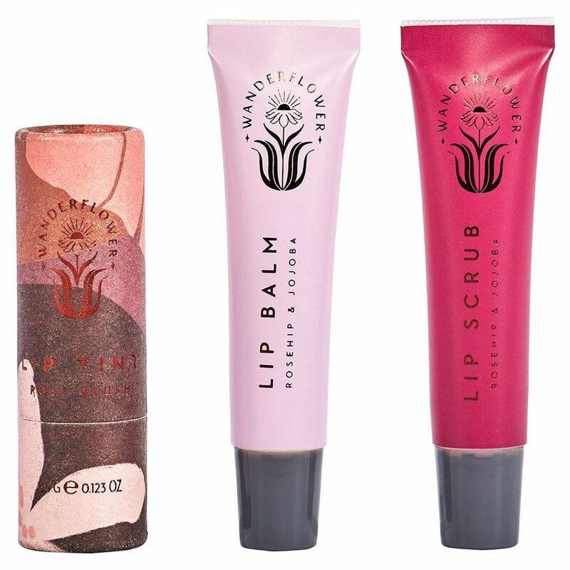 Wanderflower Travel Lip Care Kit Pink 8ml, , large image number 2