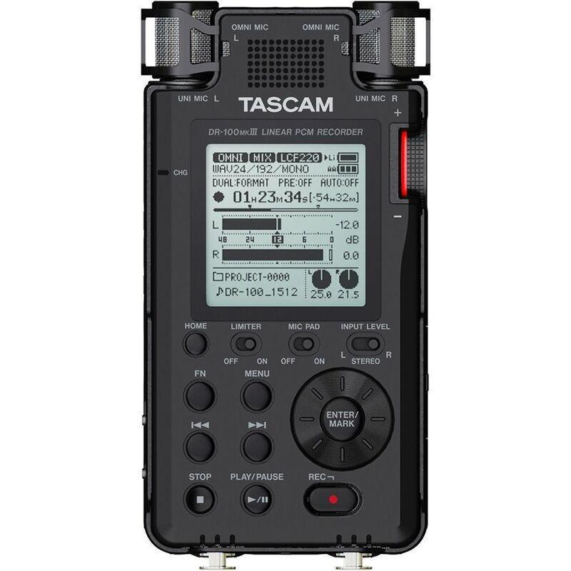 Tascam DR-100 MK3 Professional Voice Recorder, , large image number 0