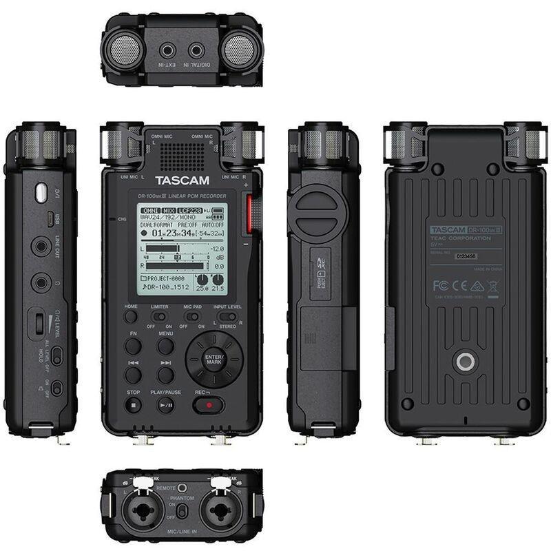 Tascam DR-100 MK3 Professional Voice Recorder, , large image number 5