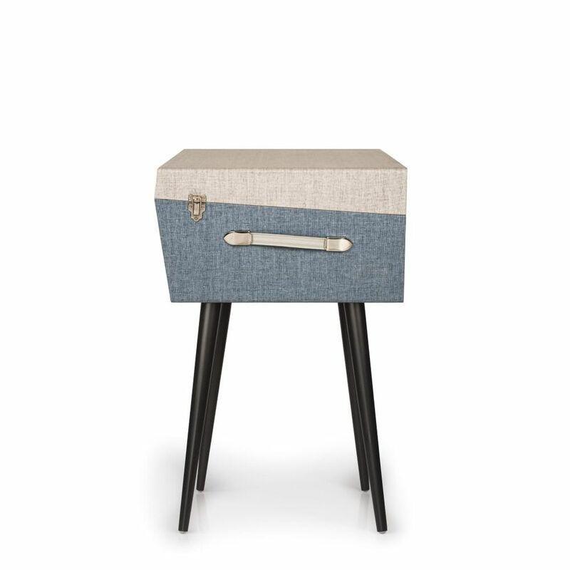 Crosley Dansette Bermuda Deluxe Turntable with Built-in Speakers - Tourmaline, , large image number 2