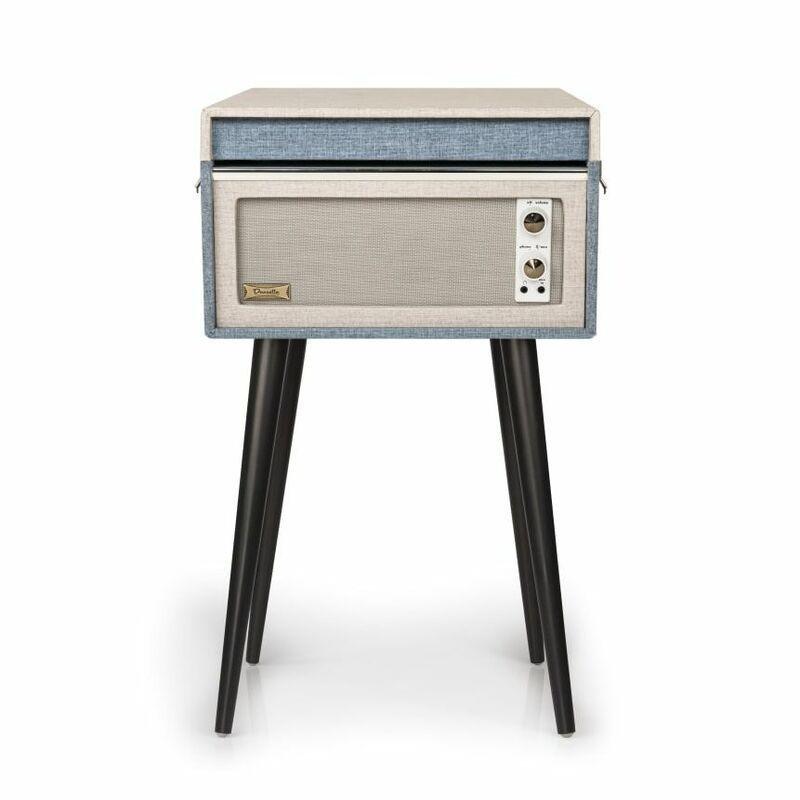 Crosley Dansette Bermuda Deluxe Turntable with Built-in Speakers - Tourmaline, , large image number 4