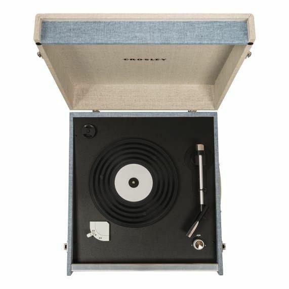 Crosley Dansette Bermuda Deluxe Turntable with Built-in Speakers - Tourmaline, , large image number 5