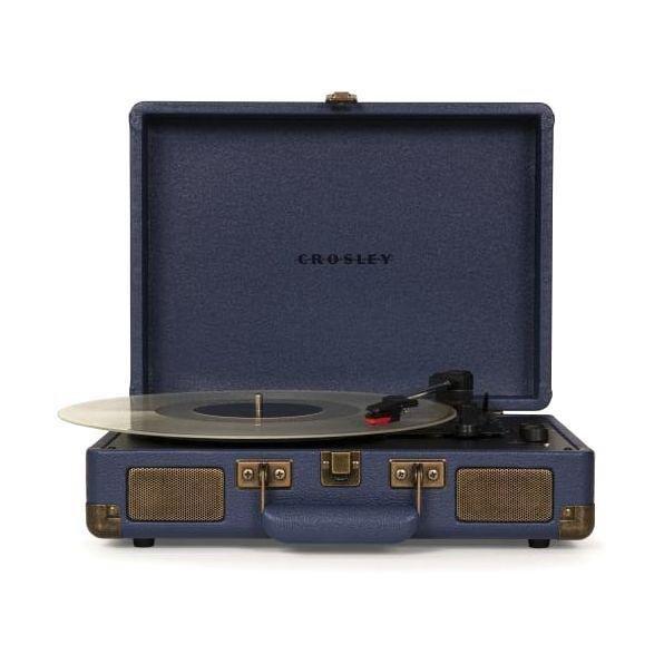 Crosley Cruiser Deluxe Portable Turntable with Built-in Speakers - Navy, , large image number 0