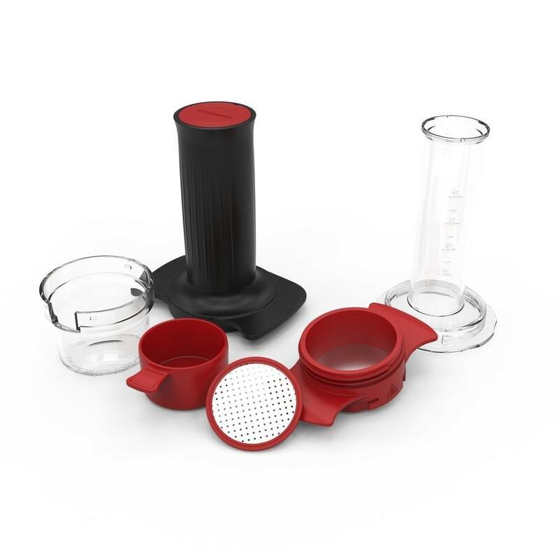 Cafflano Kompresso Espresso Maker Black/Red, , large image number 3