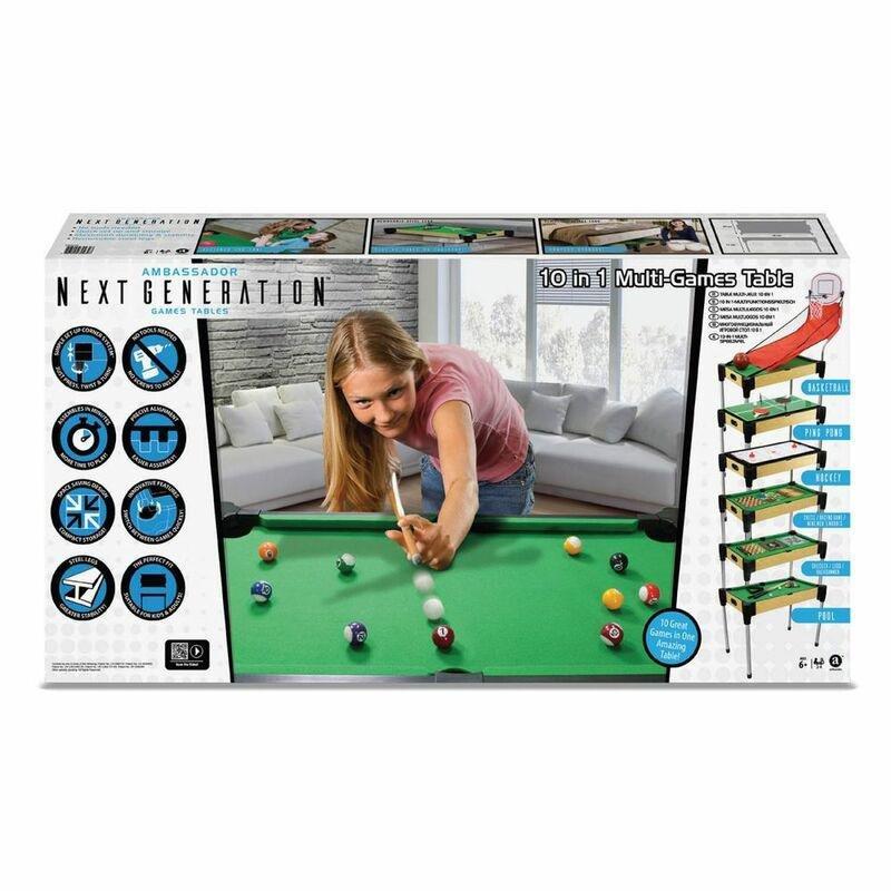 Merchant Ambassador 10-In-1 Games Table (36 Inch), , large image number 0