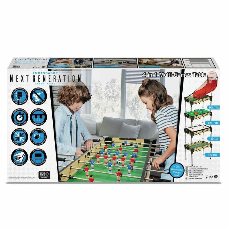 Merchant Ambassador 4-In-1 Games Table (36 Inch), , large image number 0