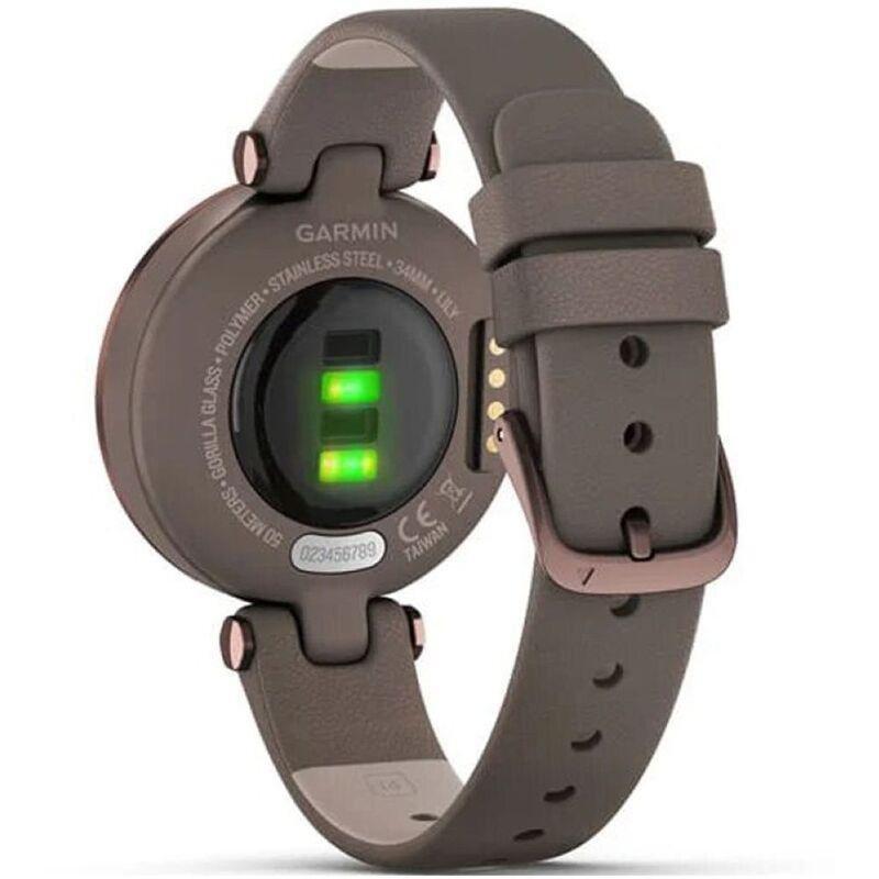 Garmin Lily Classic Dark Bronze Bezel with Paloma Case and Italian Leather Band Smartwatch, , large image number 2