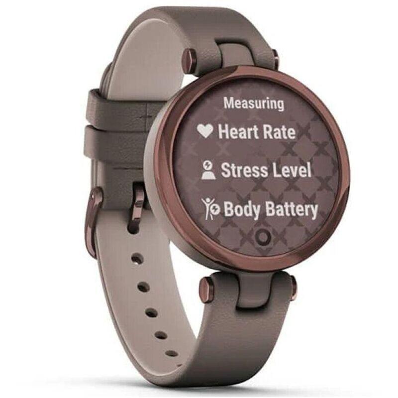 Garmin Lily Classic Dark Bronze Bezel with Paloma Case and Italian Leather Band Smartwatch, , large image number 3