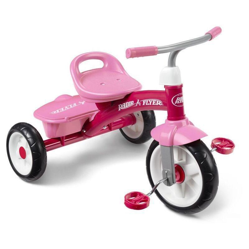Radio Flyer Pink Rider Trike - Pink, , large image number 0