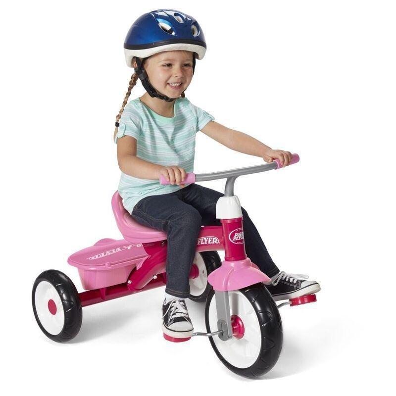 Radio Flyer Pink Rider Trike - Pink, , large image number 1